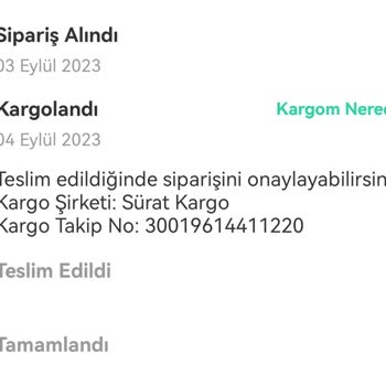 Sürat Kargo Kargom Dağıtıma Çıkmıyor