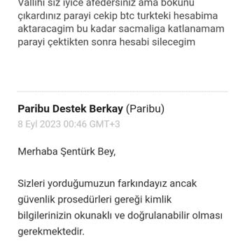 Paribu Sorun Yaratıp Sorunu Çözemiyorlar