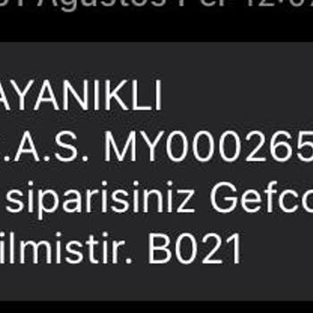 Gizerler (gizerler.com) Motor Teslim Tarihinde Gelmedi 1 Ay Sonra Denildi!