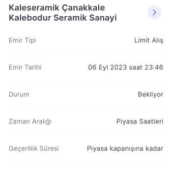 Midas Borsada Emrin İptal Olmaması Ve Zarara Uğramam