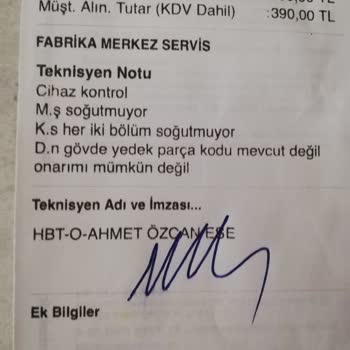 Bosch Buzdolabı Arızası, Dolabı Bozup Gittiler,