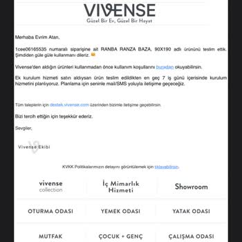 Vivense 7 İş Günü Denmesine Rağmen Kurulum Yapmıyor