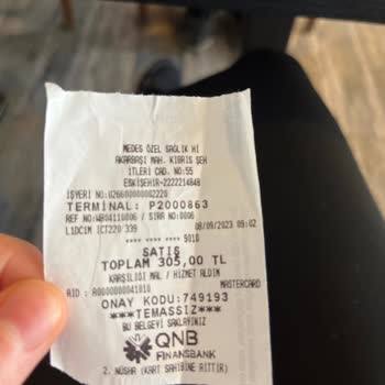 Anadolu Hastanesi (Eskişehir) Yenidoğan Bebeğimden Muayene Ücreti Aldılar