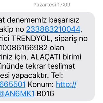 MNG Kargo Yanlış Bilgilendirme Mesajı