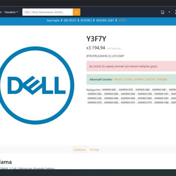 Dell Vostro 5460 Batarya Sorunu
