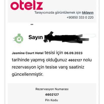 Jasmine Court Hotel (Girne) Hakkında Şikayet