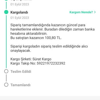 Sürat Kargo Dağıtıma 1 Haftadır Çıkmıyor