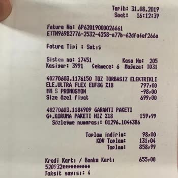 Media Markt'dan Aldığım Electrolux Marka Süpürge Arızası
