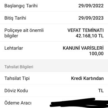 Garanti BBVA İptal Edilemeyen Poliçe