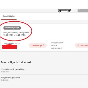 Akbank Salıpazarı Şubesi Kasko Poliçesi İptali