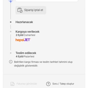 Hepsiburada Zamanında Teslimat Yapılmaması