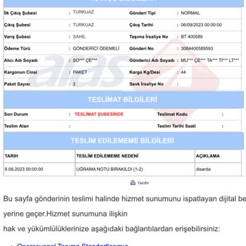 Aras Kargo Müdür Ve Çalışan Hataları