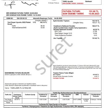 Vodafone Abonelik Sözleşmesi Aldatmacası 2