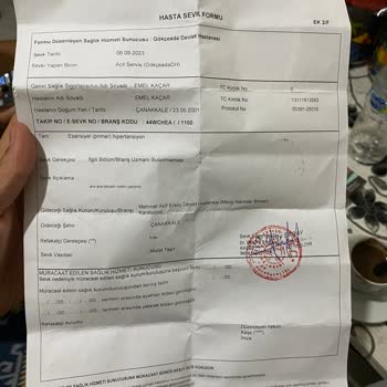 Mehmet Akif Ersoy Devlet Hastanesi Sevkim Olduğu Halde Muayenene Alınmaması