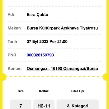 Biletinial.com Aynı Biletin Farklı Kişilere Satılması