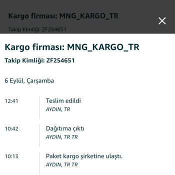 MNG Kargo Teslimat Ve İletişim Sorunu