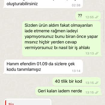 Caddstore İadenin Tarafıma Yatmaması