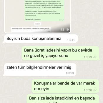 Caddstore İadenin Tarafıma Yatmaması