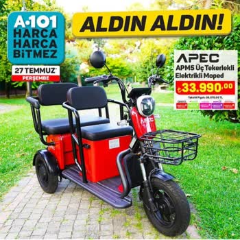 A101 27 Temmuz APEC APM5 Motorsiklet