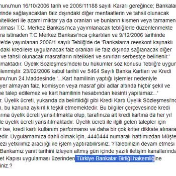 Yapı Kredi Yıllık Kart Ücretini Sorunu