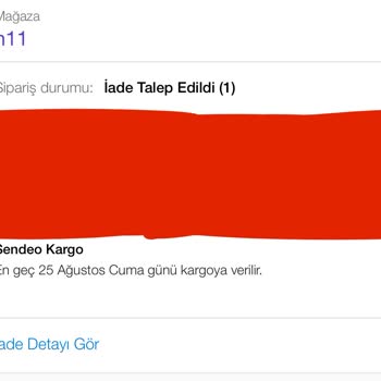 N11 İade Kodunu Yetkili Kargo Firmasına Teslim Etmemiş
