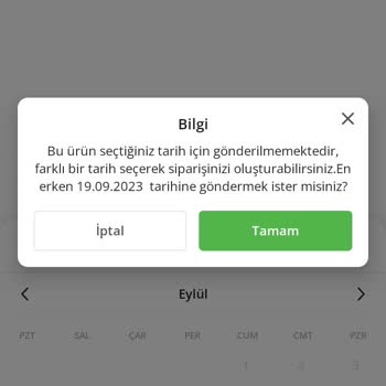 Çiçek Sepeti Ürün Siparişimin Tarihini Onlar Belirliyor