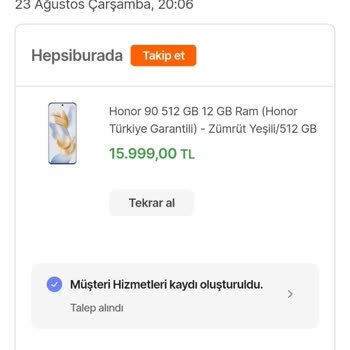 Hepsiburada Kargolanmayan Ürün