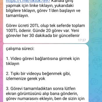 İstihdam Vaadiyle Dolandırıcılık Whatsapp Oyunu!