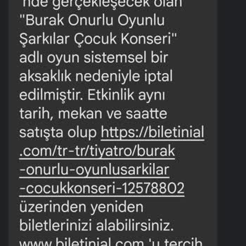 Biletinial.com Mağdur Ediyor