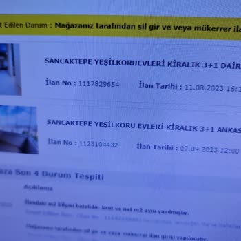 Sahibinden.com İlan Girişimim Engellendi