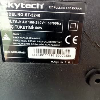 Skytech St 3240 TV Arızalı Çıktı.