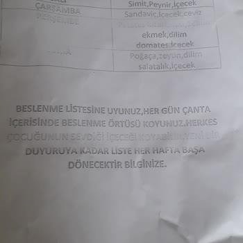 Milli Eğitim Bakanlığı (MEB) Anasınıfı Ücret Talebi Şikayeti