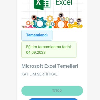 Btk Akademi Bilgisayar Sertifikası Excel