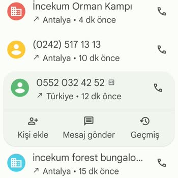 İncekum Orman Kampı Telefonlara Bakılmıyor. WhatsApp'dan Geri Dönüş Yapılmıyor