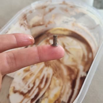 Algida Marka Dondurma Yabancı Madde