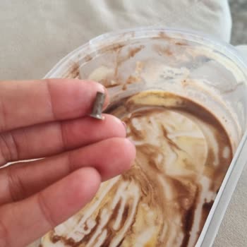 Algida Marka Dondurma Yabancı Madde