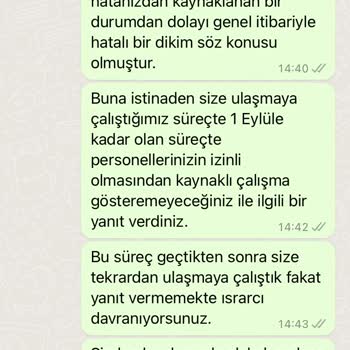 Gamze Kahriman Fashion Kusurlu Diktikleri Ürünü Kabul Edip Telafi Etmiyorlar