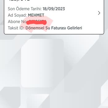 Diski Gelen Yüksek Su Faturası