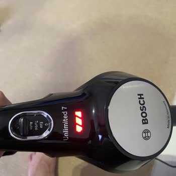 Bosch Dikey Süpürge Kırmızı Işık Uyarısı Batarya Bitmesi