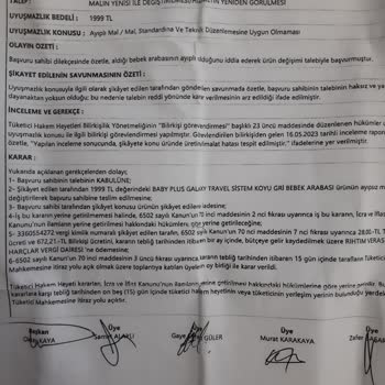 ebebek Garanti Sürecinde Olan Bebek Arabası Fren Sistemi Yapılmadan Verdiler