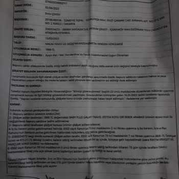 ebebek Garanti Sürecinde Olan Bebek Arabası Fren Sistemi Yapılmadan Verdiler