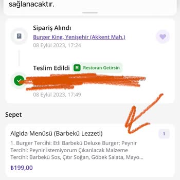 Burger King Eksik Ve Yanlış Sipariş
