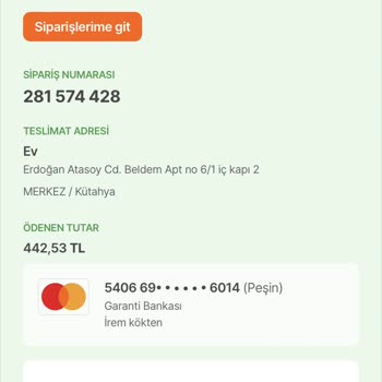 Hepsiburada Siparişim Elime Ulaşmadı