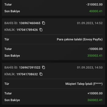 Bahiscasino Hesabımdaki Bakiyeyi Siliyor