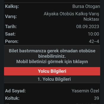 Pamukkale Turizm Bilette Belirtilen Yerde Bırakılmadım