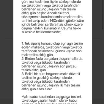 A101 Mağazacılık İnternet Üzerinden İade Almıyor