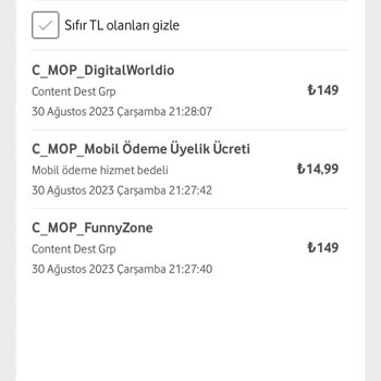 0850 533 33 60 Üyelik Ücreti İadesi Talebi