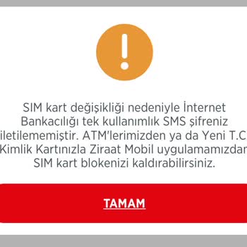 Ziraat Bankası Sim Kart Blokeli Ve Kart Şifresi Alamıyorum