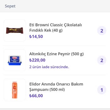 Getir Yanlış Gelen Ürünler ve Müşteri Hizmetleri Tutumu