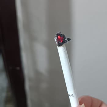 A Piece of Wood Came Out of My Winston Slender Cigarette